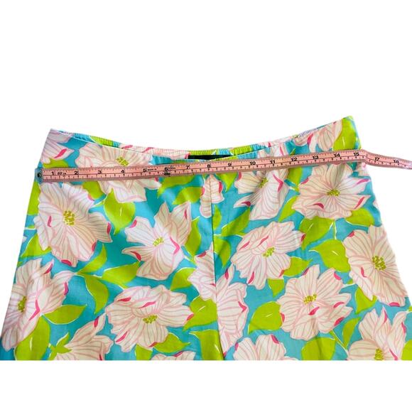 Ralph Lauren Pants Womens Size 6 Floral Straight Leg Bright Tropical Slacks - Picture 7 of 11